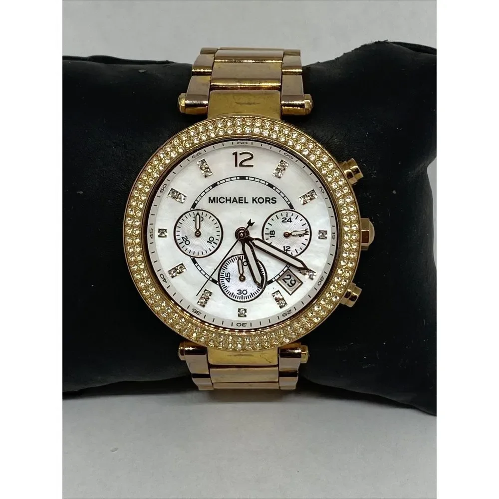 Michael Kors MK5491 Women's Rose Gold Stainless Steel Analog Dial Watch MP763 - Picture 1 of 12